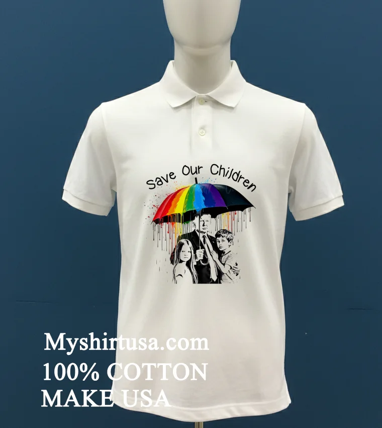 Donald Trump Save Our Children Shirt White T Shirt 1