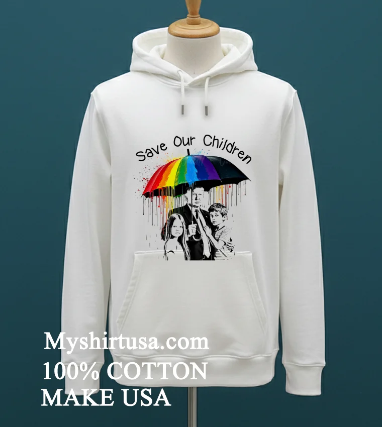 Donald Trump Save Our Children Shirt - white-t-shirt Donald Trump Save Our Children Shirt White T Shirt 2