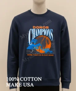 Donor Champions Basketball More Than Ice In Our Veins funny america t-shirts