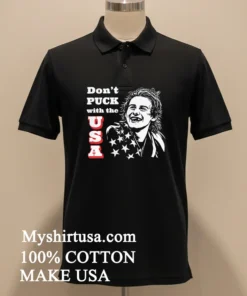 Don T Puck With The Usa Hockey Player Smiles funny america t-shirts