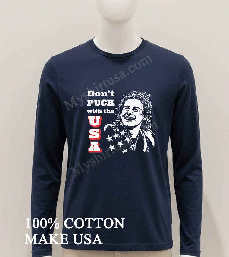 Dont Puck With The Usa Hockey Player Smiles Shirt Hoodie Shirt 1