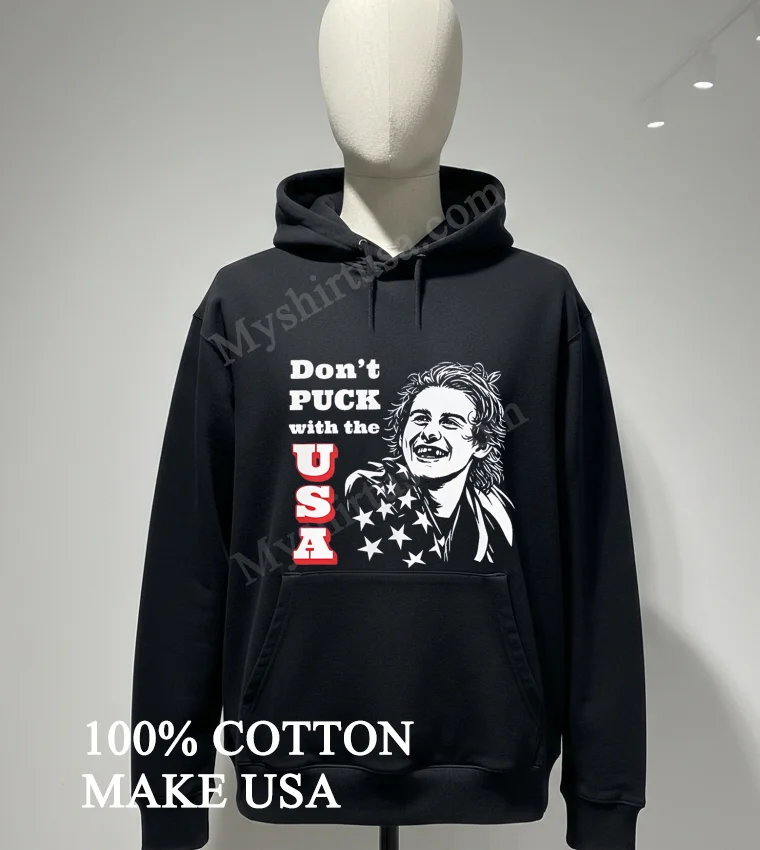 Dont Puck With The Usa Hockey Player Smiles Shirt Hoodie Shirt