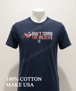 Don T Touch The Wildlife Angry Goose funny america t-shirts