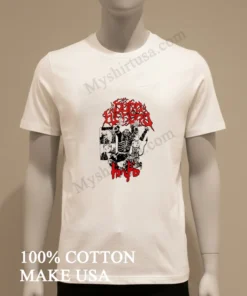 Dorohedoro Manga Characters With Red Japanese Katakana Graphic funny america t-shirts