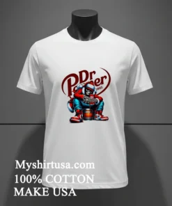 Dr Pepper Santa Skeleton Christmas Shirt