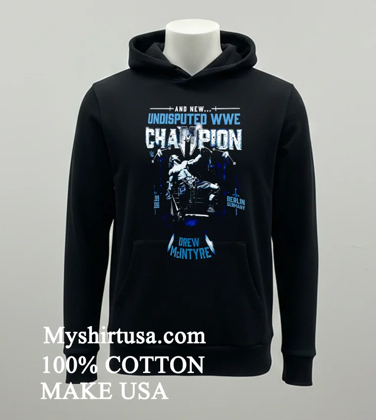 Drew Mcintyre Undisputed Wwe Championship Black Shirt - balck-shirt Drew Mcintyre Undisputed Wwe Championship Black Shirt Balck Shirt