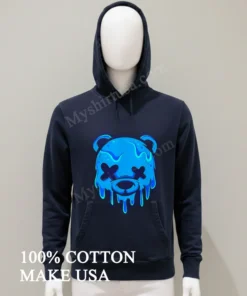 Drippy Bear Big Head funny america t-shirts