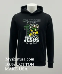 Ducks In My Veins Jesus In My Heart Mascot Shirt