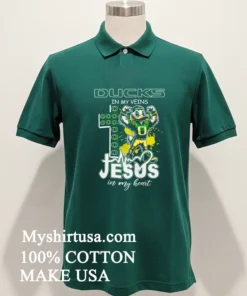 Ducks In My Veins Jesus In My Heart Mascot Shirt