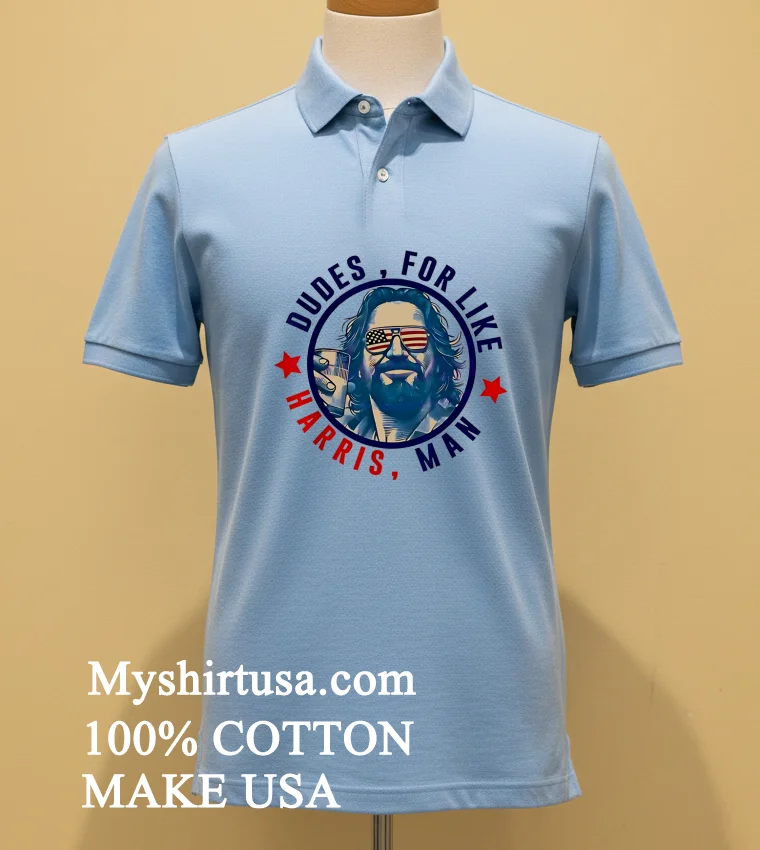 Dudes For Like Harris Man American Sunglasses Shirt - blue-shirt Dudes For Like Harris Man American Sunglasses Shirt Blue Shirt