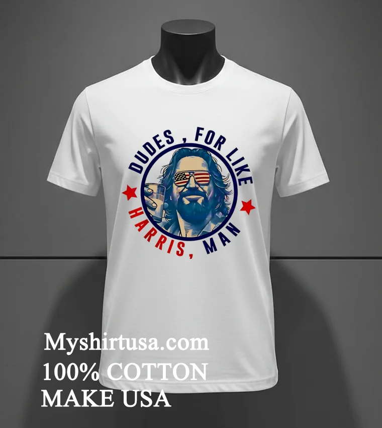 Dudes For Like Harris Man American Sunglasses Shirt White T Shirt 2