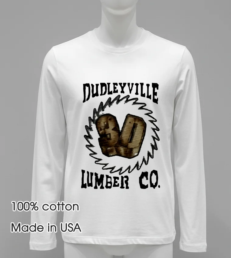 Dudleyville 3d Lumber Co Shirt White T Shirt