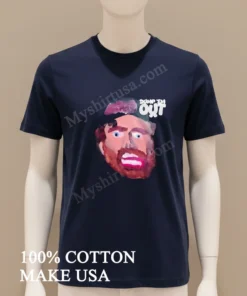 Dump Em Out Cartoon Bearded Man Face Graphic funny america t-shirts