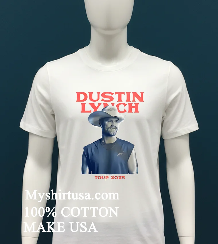Dustin Lynch Photo Tour 2025 Shirt White T Shirt 2