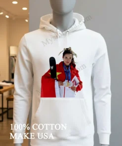 Eileen Gu Wins Gold Poster funny america t-shirts