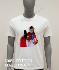 Eileen Gu Wins Gold Poster funny america t-shirts