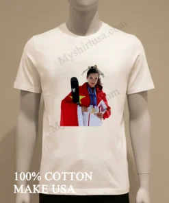Eileen Gu Wins Gold Poster funny america t-shirts