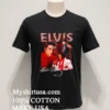Elvis Presley Graphic Shirt Balck Shirt