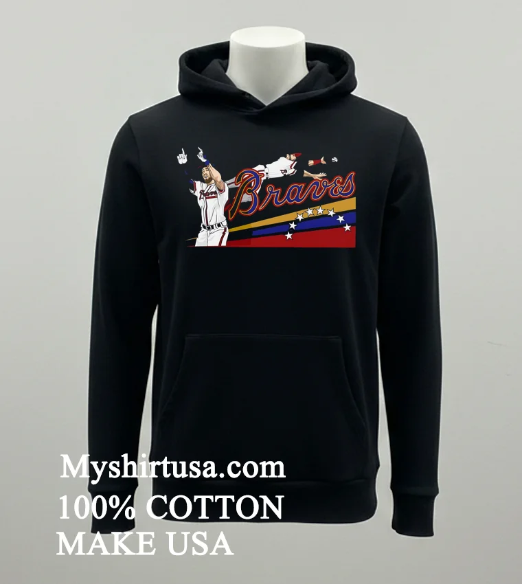 Ender Inciarte Unveils Braves Shirt Balck Shirt