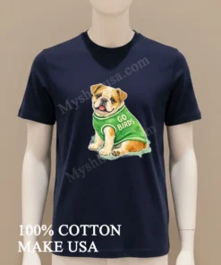 English Bulldog Go Birds Green Sweater funny america t-shirts