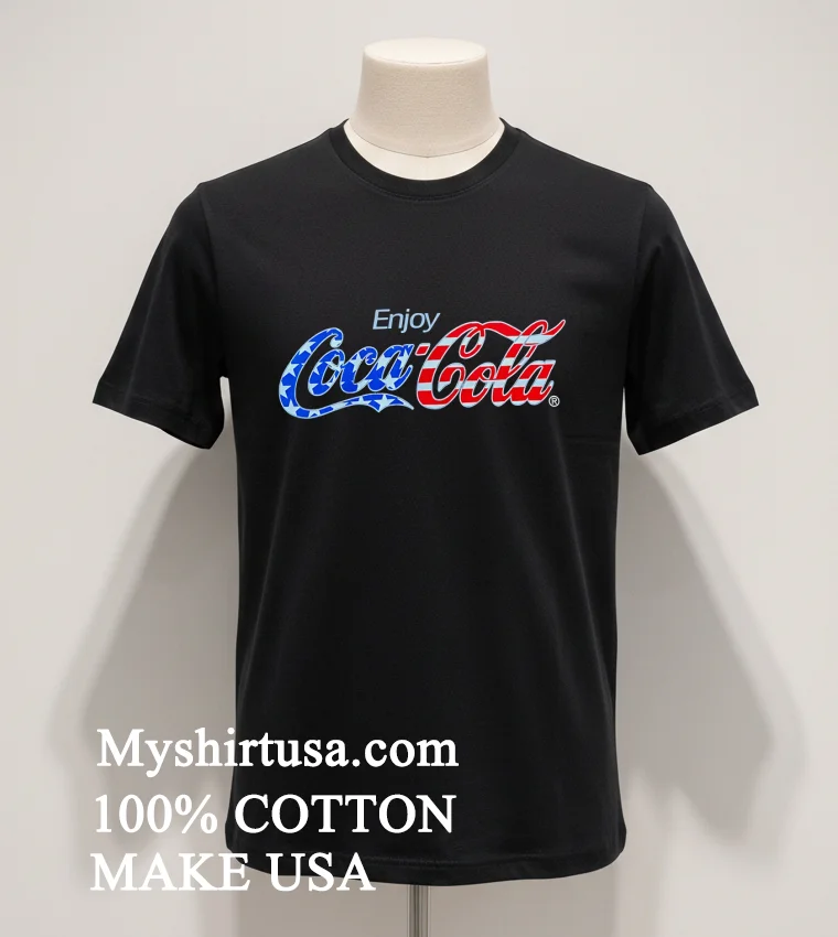 Enjoy Coca Cola new t-shirt - balck-shirt Enjoy Coca Cola Shirt Balck Shirt