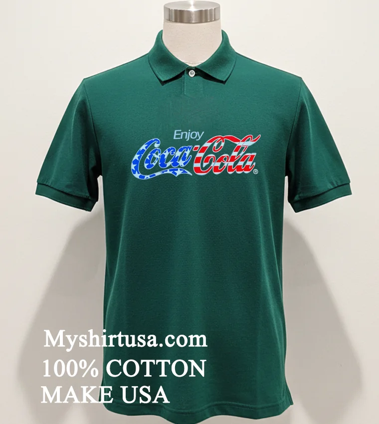 Enjoy Coca Cola new t-shirt - green-shirt Enjoy Coca Cola Shirt Green Shirt