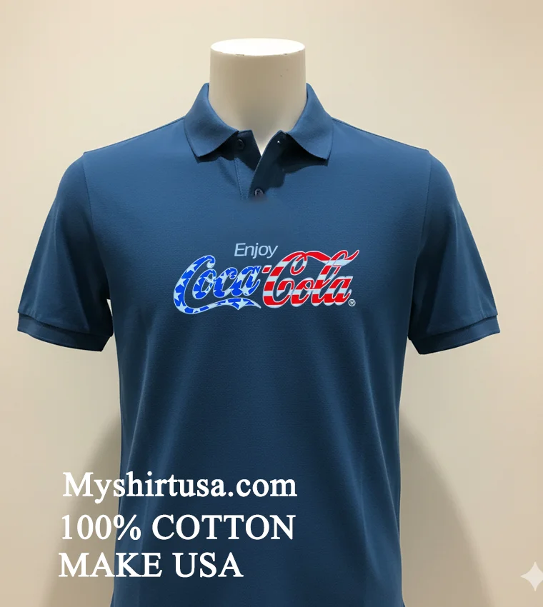 Enjoy Coca Cola new t-shirt - navy-shirt Enjoy Coca Cola Shirt Navy Shirt 2