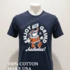 Enjoy The Grind Retro Cartoon Coffee Grinder Middle Finger Assholes Shirt Navy Shirt 1