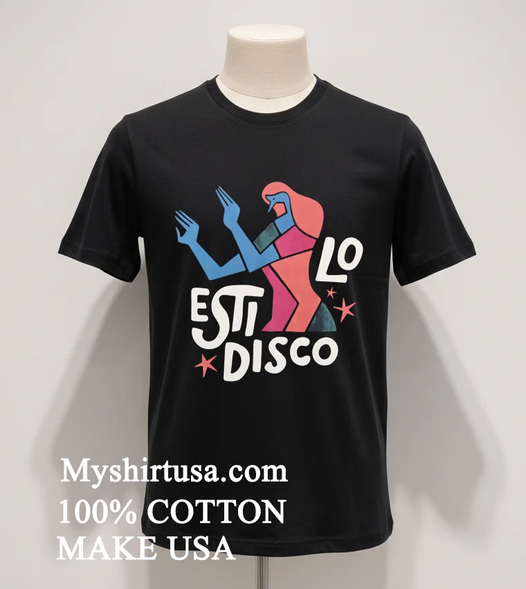 Estilo Disco Art Shirt - balck-shirt Estilo Disco Art Shirt Balck Shirt