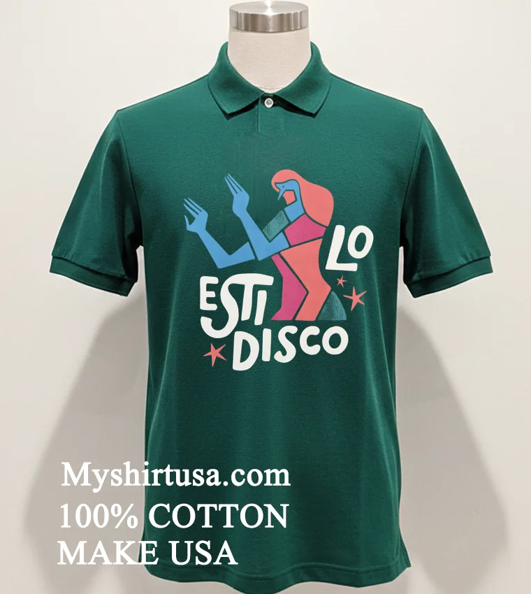 Estilo Disco Art Shirt Green Shirt