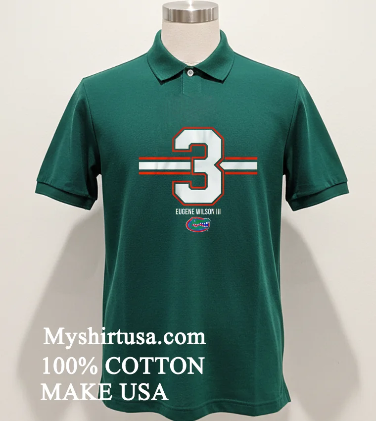 Eugene Wilson Iii 3 Stripe Florida Gators Shirt Green Shirt
