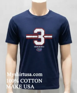 Eugene Wilson Iii 3 Stripe Florida Gators new t-shirt