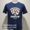 Everyday Im Shufflin Poker Shirt Navy Shirt 1