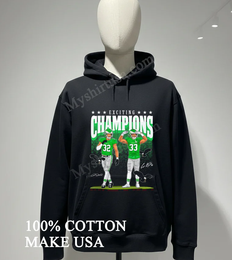 Exciting Champions Concept 32 33 Eagles Shirt Hoodie Shirt