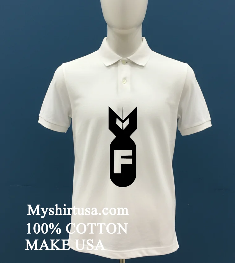 F Bomb Drop Shirt - white-t-shirt F Bomb Drop Shirt White T Shirt