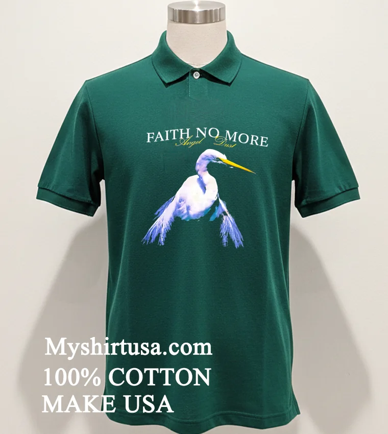 Faith No More Angel Dust Shirt - green-shirt Faith No More Angel Dust Shirt Green Shirt