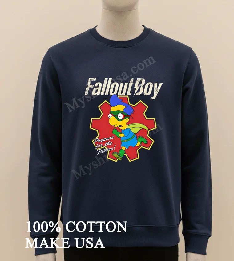 Fallout Boy Prepare For The Future Milhouse Superhero funny america t-shirts - long sleve shirt Fallout Boy Prepare For The Future Milhouse Superhero Shirt Long Sleve Shirt