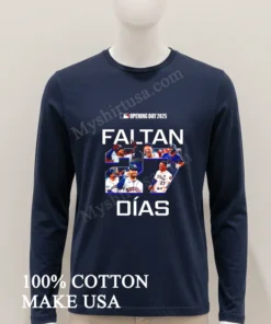 Faltan Dias 27 Jose Altuve Houston Astros Opening Day 2025 funny america t-shirts