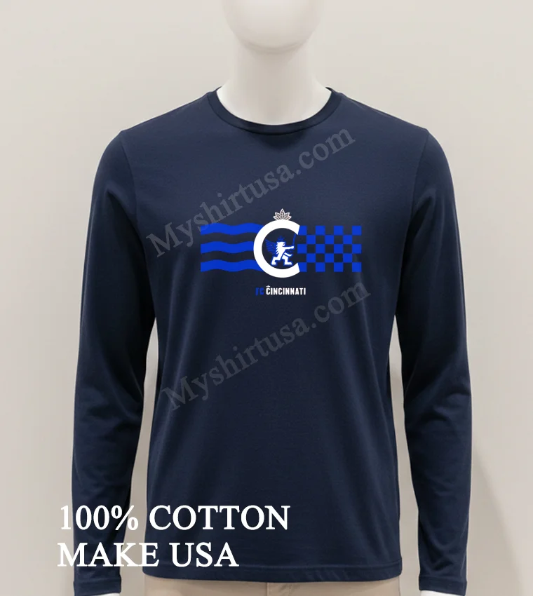 Fc Cincinnati Retro Knifey Lion Flag Shirt Hoodie Shirt 1