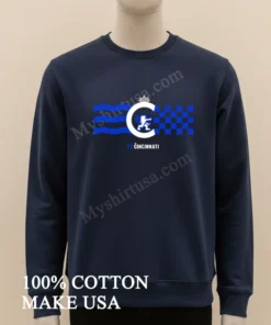 Fc Cincinnati Retro Knifey Lion Flag funny america t-shirts