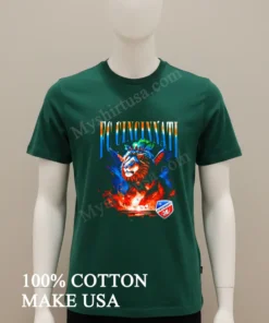 Fc Cincinnati Winged Retro Lion Graphic funny america t-shirts
