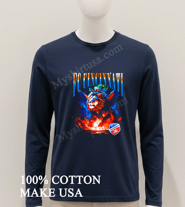 Fc Cincinnati Winged Retro Lion Graphic funny america t-shirts - hoodie-shirt Fc Cincinnati Winged Retro Lion Graphic Shirt Hoodie Shirt 1