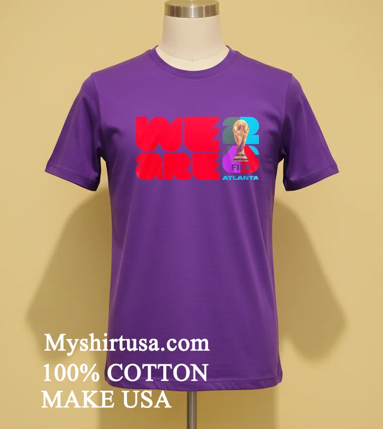 Fifa World Cup 2026 Atlanta Shirt Purple Shirt