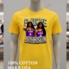 Flaujae Johnson Lsu Tigers Basketball Number 4 Diamond Shirt Yellow T Shirt