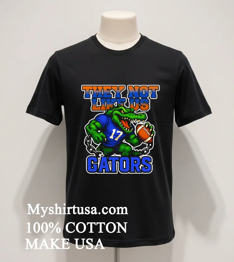 Florida Football They Not Like Us Mascot Shirt Balck Shirt