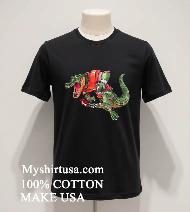 Florida Gators Football Illustrated Mascot Shirt - balck-shirt Florida Gators Football Illustrated Mascot Shirt Balck Shirt