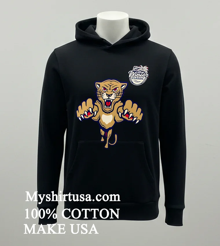 Florida Panthers Mascot 2026 Nhl Winter Classic Shirt Balck Shirt