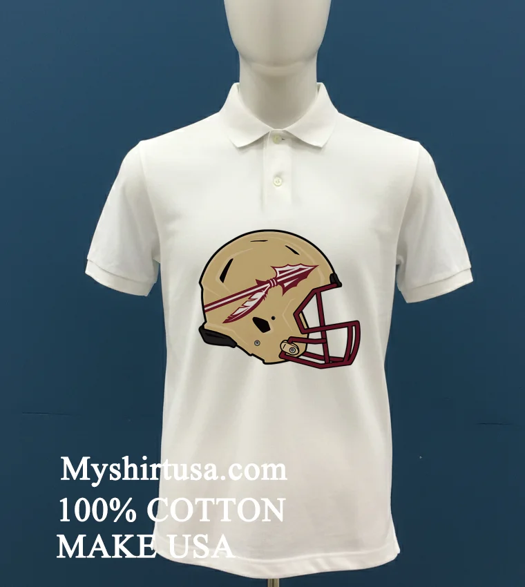 Florida State Seminoles American Football Helmet Shirt White T Shirt 1