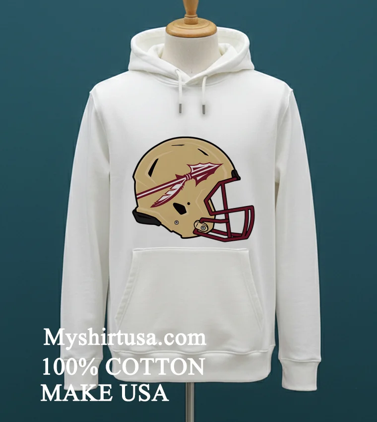 Florida State Seminoles American Football Helmet Shirt White T Shirt 2