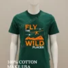 Fly The Wild Places Jrbaf Mountain Bush Plane Shirt Green Shirt